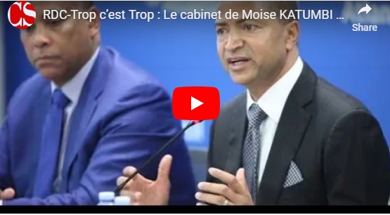 RDC-Trop c’est Trop : Le cabinet de Moise KATUMBI met en garde Augustin Kabuya