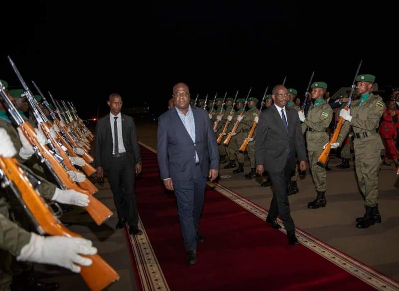 Félix Tshisekedi à Kigali pour un forum économique.