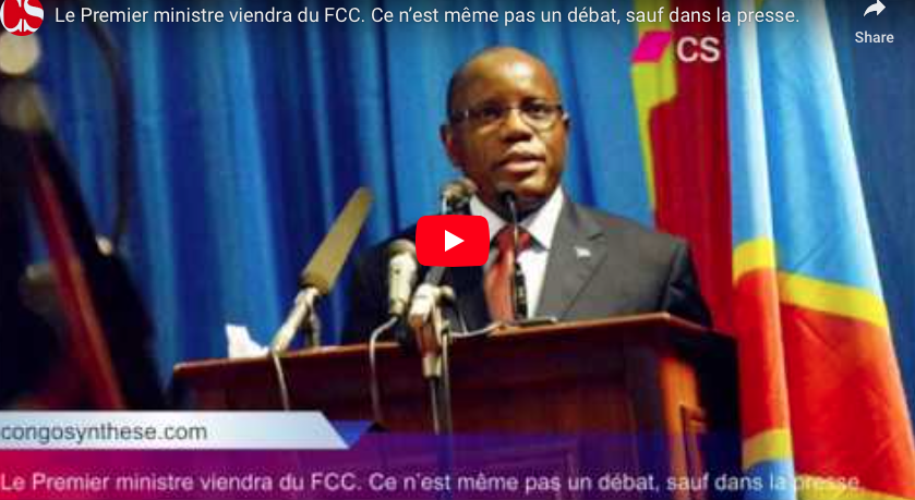 Le Premier ministre viendra du FCC. Ce n’est même pas un débat, sauf dans la presse.