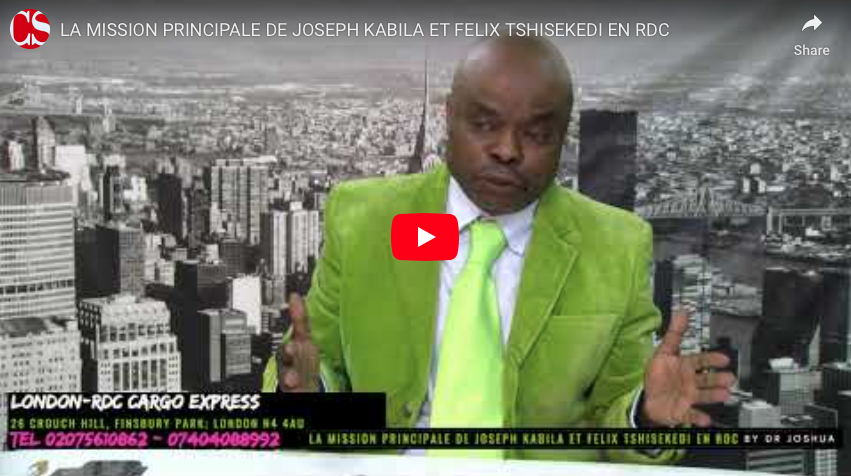 LA MISSION PRINCIPALE DE JOSEPH KABILA ET FELIX TSHISEKEDI EN RDC