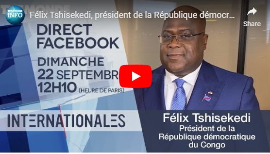 Félix Tshisekedi, président de la République démocratique du Congo – Internationales – TV5MONDE.