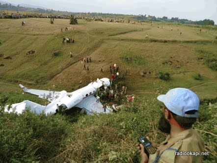 Nord-Kivu : Aucun survivant dans le crash d’un avion à Goma.