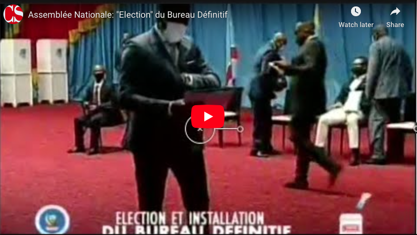 Assemblée Nationale: “Election” du Bureau Définitif.