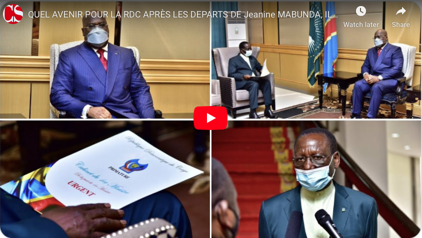 QUEL AVENIR POUR LA RDC APRÈS LES DEPARTS DE Jeanine MABUNDA, ILUNGA ILUNKAMBA ET TAMBWE MWAMBA?