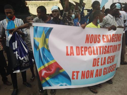 RDC:« Manifestation des mouvements citoyens, le début de la crise » !