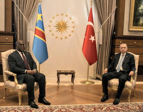 Tête-à-tête Tshisekedi – Erdogan à Kinshasa.